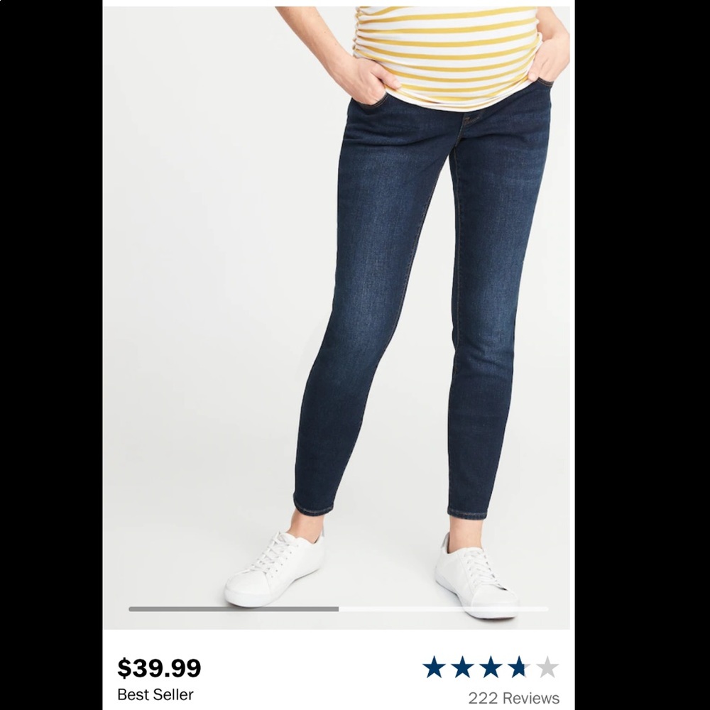 Old Navy: Maternity Full-Panel Skinny Jeans
